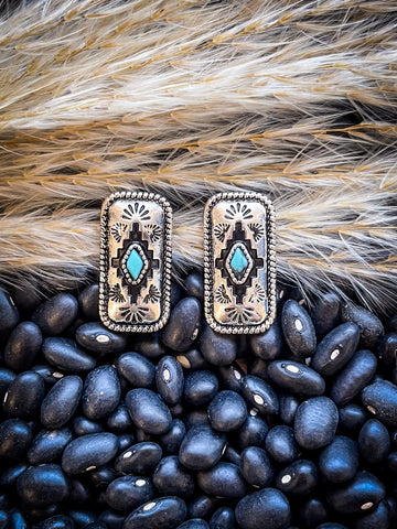 Sally Stud Earrings - Western Jewelry - Bronco Western Supply Co.