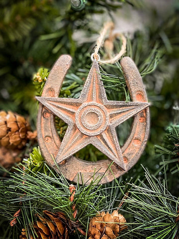 Horseshoe Star Ornament