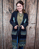 The Winslow Long Knit Cardigan by Lucky & Blessed