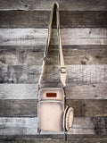 Roxy Crossbody Cell Phone Purse with Coin Pouch - Tan