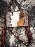 Myra Bag - Dangle Wangle Leather & Hair On Bag