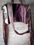 Myra Bag - Dangle Wangle Leather & Hair On Bag