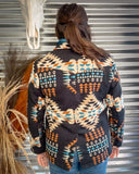 Mesa Mirage Southwestern Print Blazer