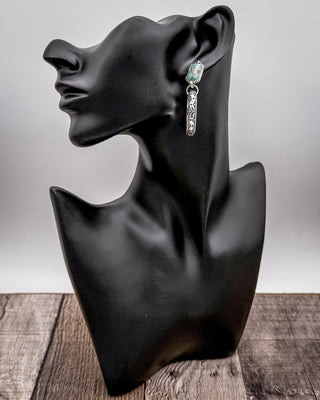 Solace Loop Textured Hoop Earrings