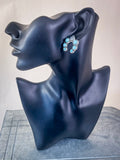 Etta Spade Stud Earring - Turquoise - Western Jewelry - Faux Turquoise - Bronco Western Supply Co.