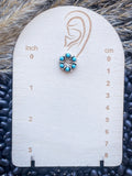 Boone Stud Earring - Turquoise - Western Jewelry - Faux Turquoise - Bronco Western Supply Co.
