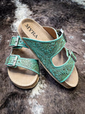 Myra Bag - Verdent Ranges - Hand Tooled - Sandals - Western Footwear - Bronco Western Supply Co.