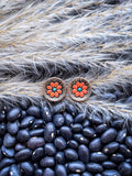 Flourish Flower Stud Earrings - Copper - Western Jewelry - Bronco Western Supply Co.