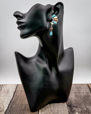 Marlette Multi-Stone Drop Earrings