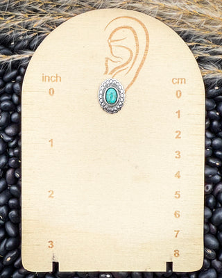 Elmora Turquoise Stud Earrings