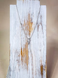 Ella Lightning Pendant Necklace - Silver - Lightning Bolt - Bronco Western Supply Co.