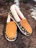 Mia - Twisted X - Slip On - Loafer - Tan & Cheetah - Casual - Leopard - Bronco Western Supply Co.