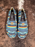 Danica - Twisted X - Hooey - Slip On Shoe - Blue Geo Landscape - Casual - Bronco Western Supply Co.