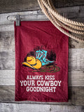 Kiss Your Cowboy - Kitchen Towel