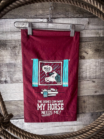 Horse Needs Me - Kitchen Towel