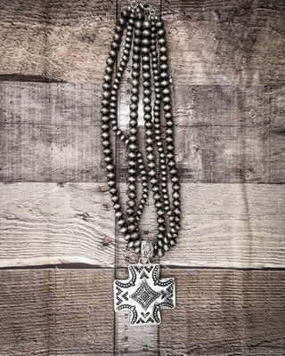 Silverwood Aztec Pendant Necklace Set