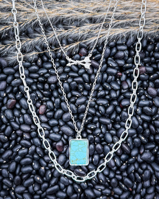 Arrowwind Layered Turquoise Necklace