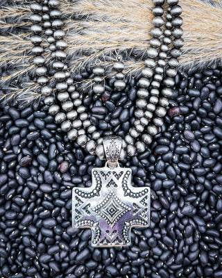 Silverwood Aztec Pendant Necklace Set