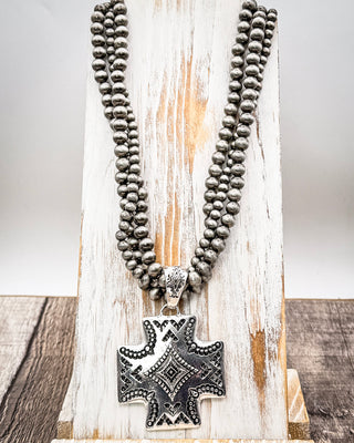 Silverwood Aztec Pendant Necklace Set