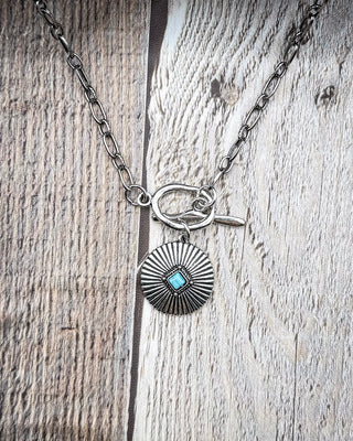 Northline Burst White Gold Necklace