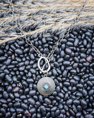 Northline Burst White Gold Necklace