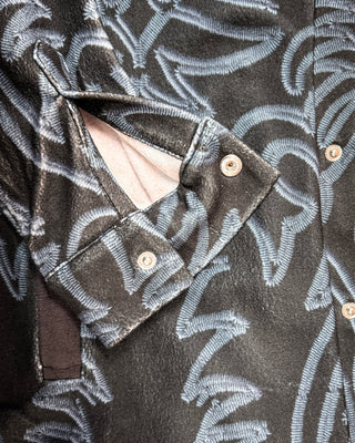 Hollis Boot Stitch Fleece Shacket by Lucky & Blessed