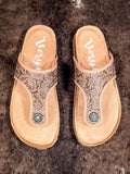 Danni Sandal in Brown by Very G - Western - Sandal - Footwear - Bronco Western Supply Co.