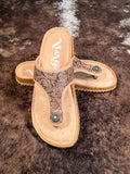 Danni Sandal in Brown by Very G - Western - Sandal - Footwear - Bronco Western Supply Co.