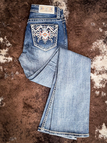 Grace in LA - Easy Fit - Women's - Zia - Boot Cut Jeans - Bronco Western Supply Co.