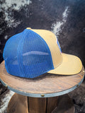 Men's Cinch Hat- Pioneers and Patriots Cap-Brown/Blue