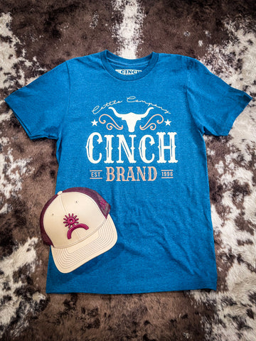 Cinch Men's Cattle Co. Tee -Teal