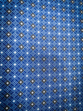 Boone Geometric Print Short Sleeve Arenaflex Button Down Shirt - Royal Blue