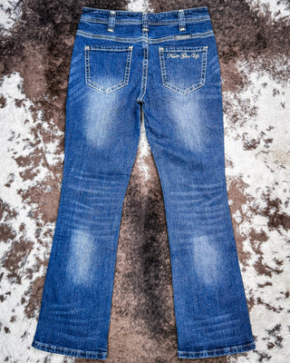 Never Give Up Bootcut Jeans by Cowgirl Tuff