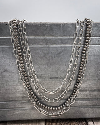 Calder Five Strand Chain Necklace Set