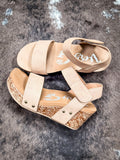 Devon in Light Tan - Wedge - Very G - Footwear - Western Heels - Bronco Western Supply Co.