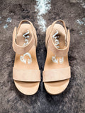 Devon in Light Tan - Wedge - Very G - Footwear - Western Heels - Bronco Western Supply Co.