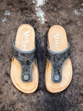 Danni Sandal in Charcoal - Very G - Footwear - Western Sandal - Bronco Western Supply Co.