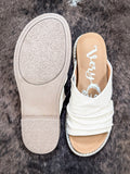 Jolene Sandal in Cream - Very G - Western Sandal - Footwear - Bronco Western Supply Co. 
