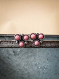 Claire Stud Earring - Pink - Jewelry - Western Earring - Bronco Western Supply Co.