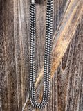 Polly Navajo Style Pearl Layer Necklace