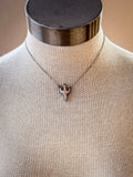 Penny Cactus Necklace - White