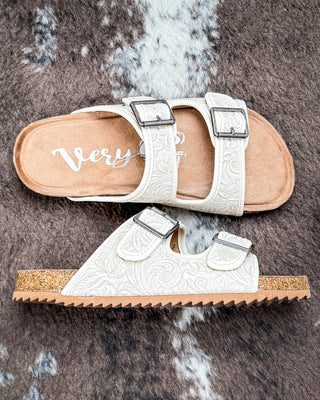 Berry Sandal in Cream by Very G