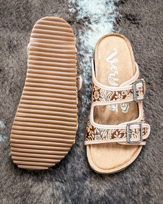 Berry Sandal in Light Tan by Very G