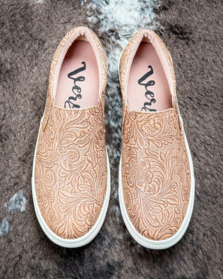 Nova Slip-On Sneaker in Tan by Very G