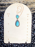 Molly - Post Dangle Earrings - Turquoise - Western Jewelry - Bronco Western Supply Co.