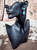 Molly - Post Dangle Earrings - Turquoise - Western Jewelry - Bronco Western Supply Co.