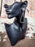 Joan - Navajo Style - Teardrop - Dangle Earrings - Western Jewelry - Bronco Western Supply Co.