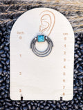 Large Lasso - Stud Earrings - Western Jewelry - Earring - Bronco Western Supply Co.