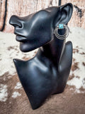 Large Lasso - Stud Earrings - Western Jewelry - Earring - Bronco Western Supply Co.