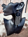 Patsy - Navajo Style - Dangle Earrings - Silver - Bronco Western Supply Co.